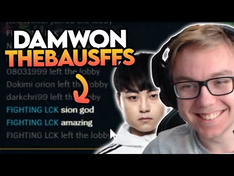 BOTLANE WITH SHOWMAKER, HE WAS BLOWN AWAY BY MY SION 😱😱