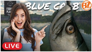Back to BLUE CRAB ISLAND! Tarpon, Drum, Snook & More! l Fishing Planet [LIVE]