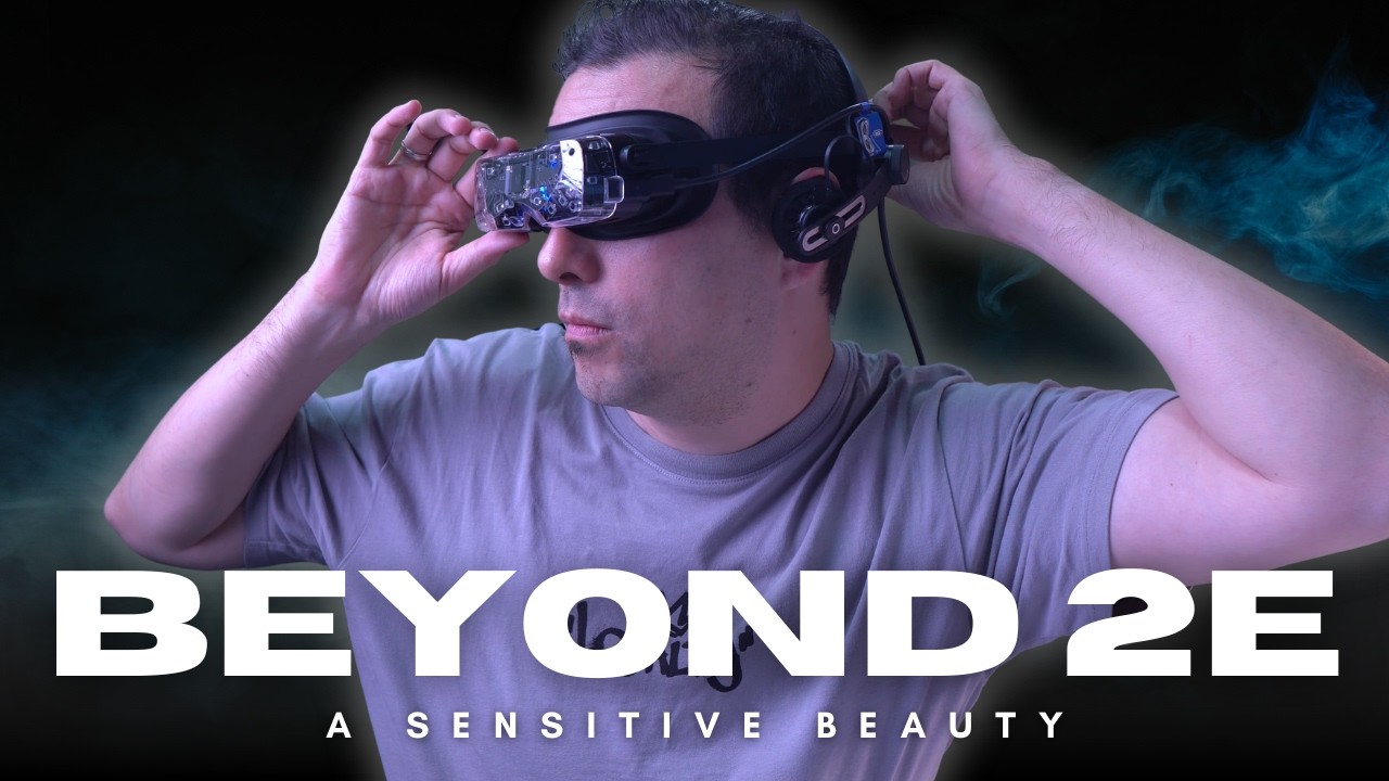 Bigscreen Beyond 2 review showing the ultralight micro-OLED headset