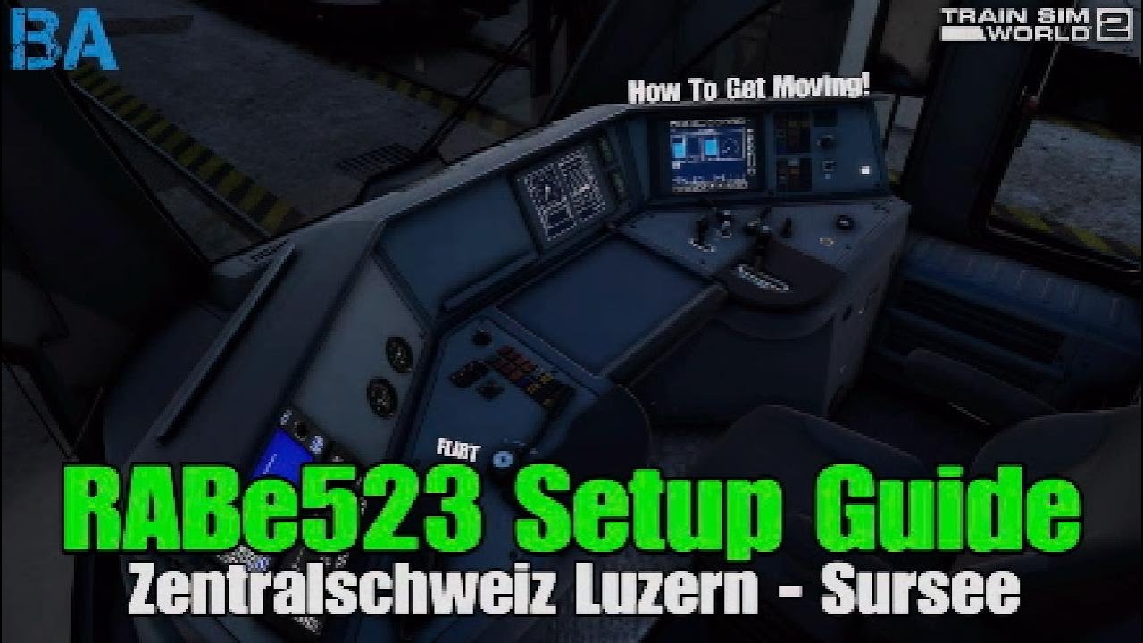 RABe523 Setup Guide - How To Get Moving|Train Sim World 2