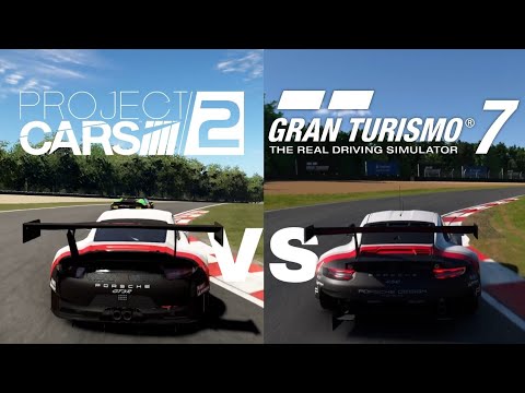 Gran Turismo 7 Vs Project CARS 2 side-by-side Comparison