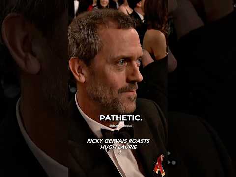 Ricky Gervais ROASTS Hugh Laurie
