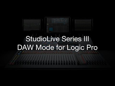 PreSonus - StudioLive Series III DAW Mode for Logic Pro