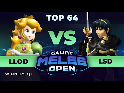 Galint Melee Open Top 64 - Llod (Peach) vs LSD (Marth)