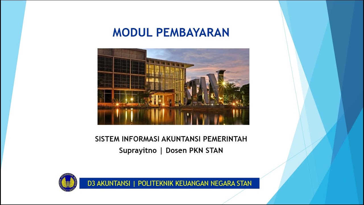 SIA Pemerintah - Modul Pembayaran