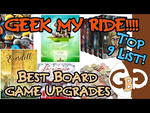 Top 9 Favorite Board Game Component Upgrades