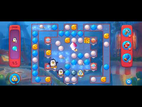 Fishdom Hard Level 2406 (with Double Lightning Booster) @choraelmin