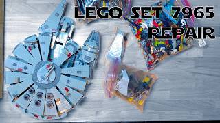 Repairing the Millennium Falcon #7965 #legostarwars #obsbot
