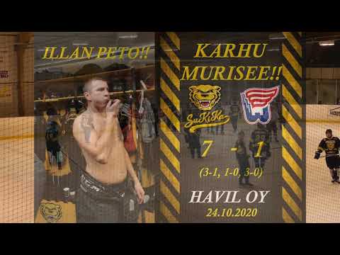 SuKiKa - Warkis 7-1 24.10.2020 Karhujen mualit