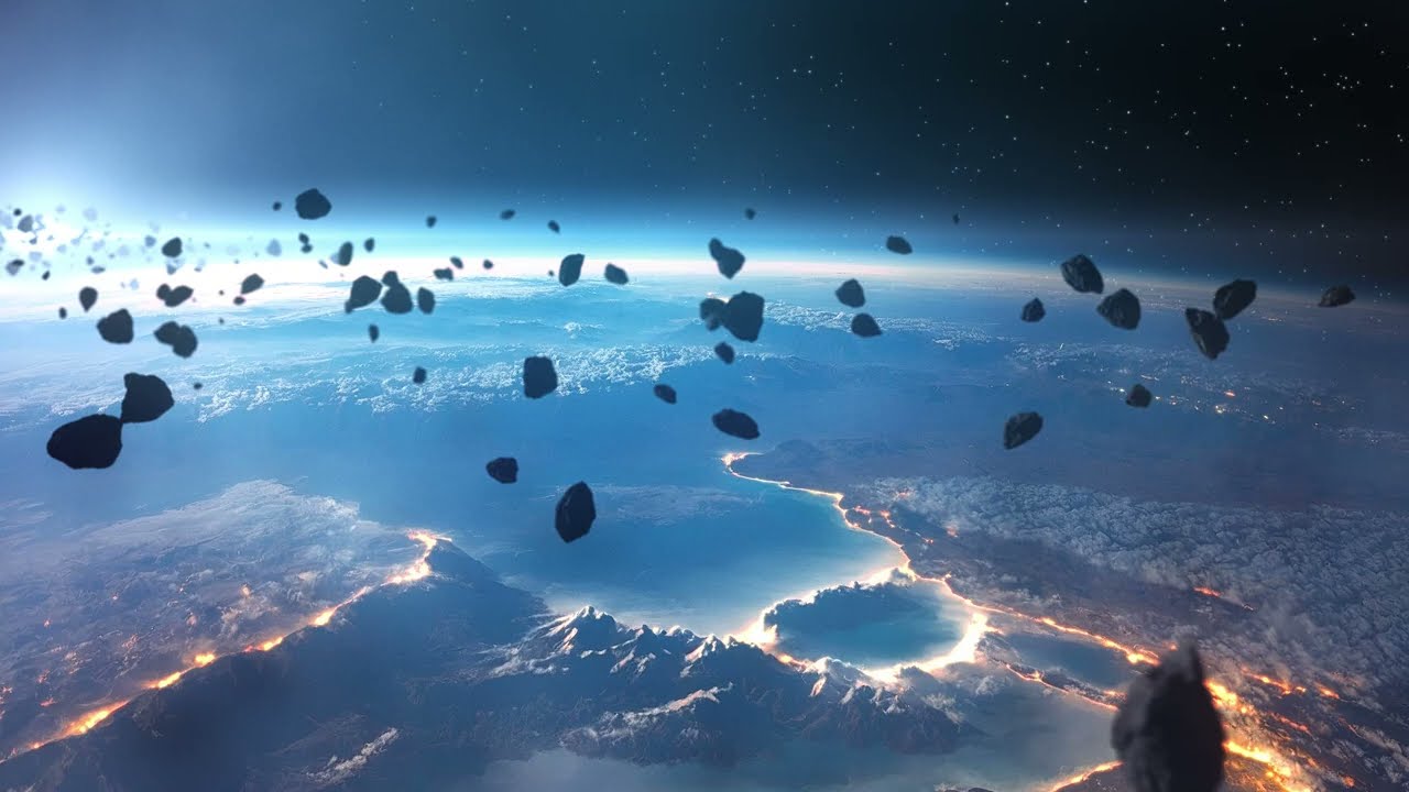 Asteroids, planet, space free stock video. Free for use & download.