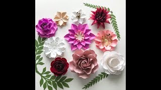 How to Assemble Quick and Easy to Make 4 Different Designs Tiny Paper Flowers