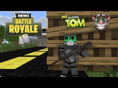 Monster School: FORTNITE AND TALKING TOM CHALLENGE - Minecraft Animation