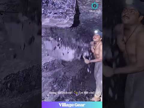 This Coal Mining is INTENSE! ⛏️ Real Life Minecraft IRL! #coalmine #mininglife #hardcore  #work