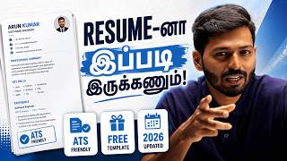 Build an ATS Friendly Resume for FREE 🔥 Complete Resume Guide 2026 | Tamil