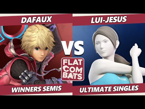 Flat Combats 3 Winners Semis - Dufaux (Shulk) Vs. Lui-Jesus (Wii Fit) SSBU Smash Ultimate