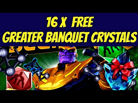 My First Ever 16X Greater Banquet Crystals Opening•Allocades• Free 6 Stars• Gifting Event •MCOC 2022