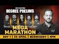 Degree Prelims Mega Marathon Day 01 Xylem PSC