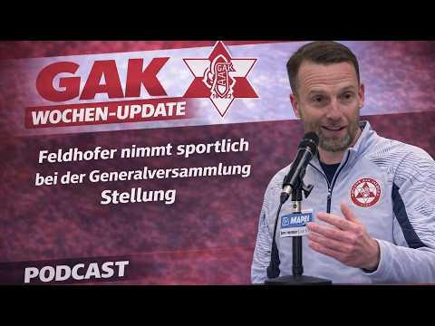 GAK-Trainer Feldhofer spricht bei GV Klartext ⚽️ UPDATE #006