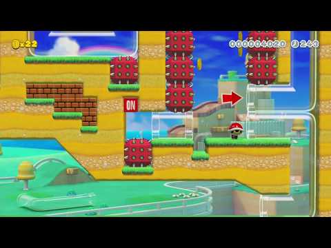 The descent by Tööröö - Super Mario Maker 2 - No Commentary 1ca 1cb 022020