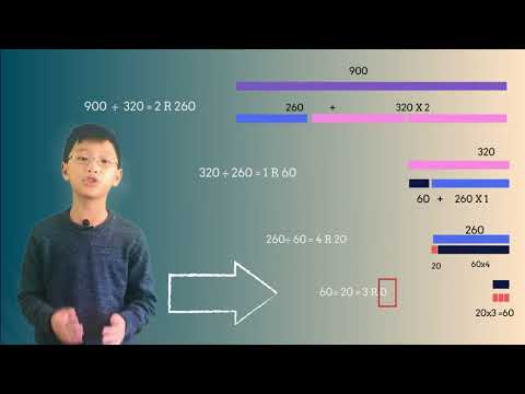GCD and Euclidean Algorithm, Victor Xu, Fun Math Kids Tell Kids!