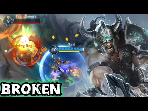 Wild Rift TRYNDAMERE is still op ( build & runes)