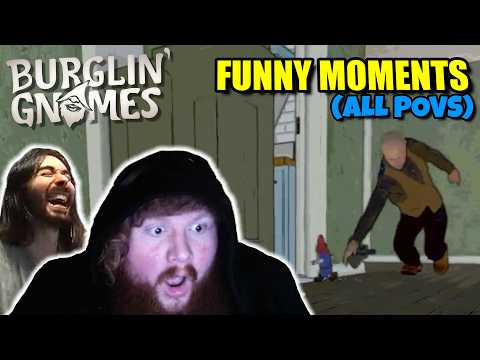 Best of CaseOh & MoistCr1TiKaL Burglin' Gnomes! (FUNNY MOMENTS)