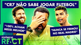 EX-ATACANTE ITALIANO DIZ BARBARIDADES DE CR7: "FAZER 900 GOLS NÃO ME DIZ NADA" - POLÊMICAS REACT #37