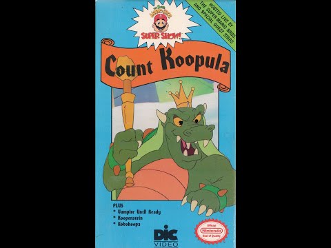 The Super Mario Bros Super Show Count Koopula (Full 1990 Kids Klassics VHS)