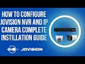 How To Configure Jovision NVR And IP Camera Basic Instillation