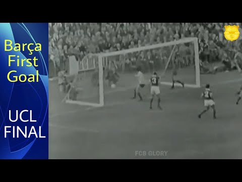 FC Barcelona first goal in a Champions League final | Sándor Kocsis vs Benfica 1961