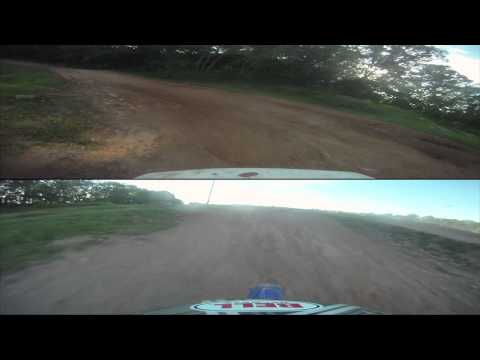 Evansville SX Laps - Dual Helmetcam - 8/31/11