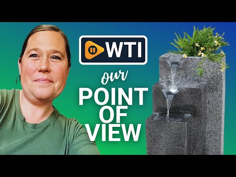 24"" Rock Falling Water Fountain with LED Lights Outdoor Garden Fountains for Patio - WTI product video review