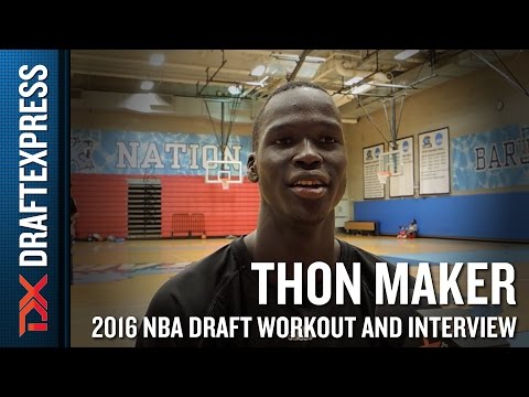 Thon Maker 2016 NBA Pre-Draft Workout Video and Interview