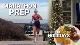 Staying Fit During the Holidays | Week of Marathon Training *vlog*