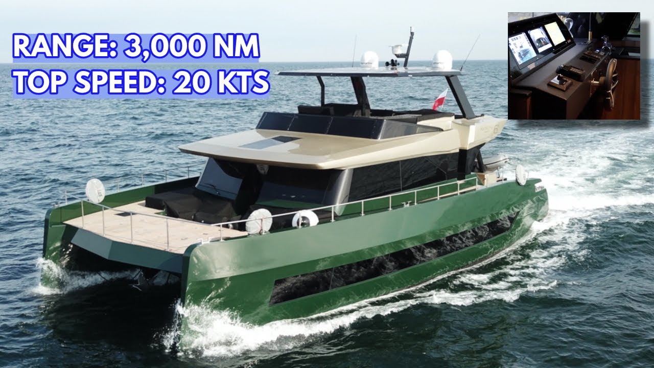 First look at a brand new Explorer Power Catamaran! Moon 60 Power!
