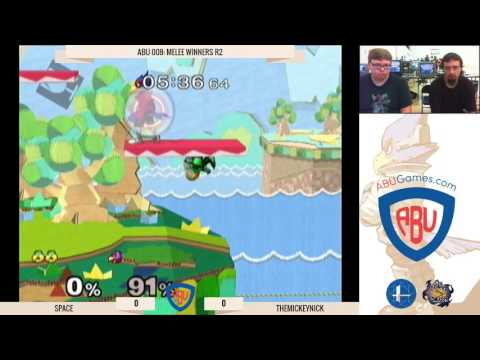 ABU Monthly 8: SPACE (Sheik) Vs. TheMickeyNick (Falco) - Melee Winners Round 2