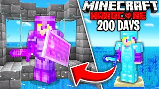 I Survived 200 Days in Hardcore Minecraft in an OC