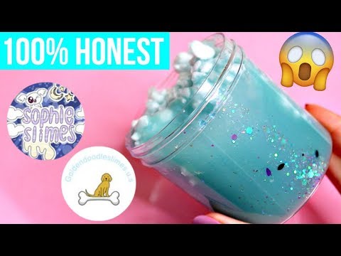 100% HONEST UNDERRATED SLIME REVIEW UNBOXING! Video