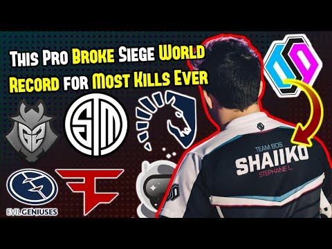Shaiiko *Breaks* The World Record With The Most Kills Ever On LAN - Rainbow Six Siege Pro League