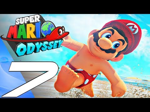 Super Mario Odyssey - Gameplay Walkthrough Part 7 - Seaside Kingdom (Full Game) 100%