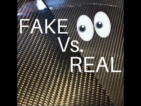 FAKE vs. REAL Carbon Fiber!!