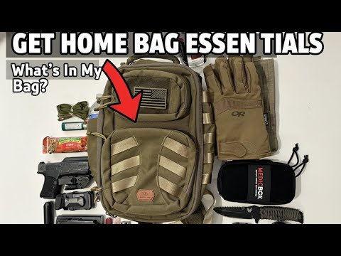 Winter Time get home bag- Get lost and survive!!