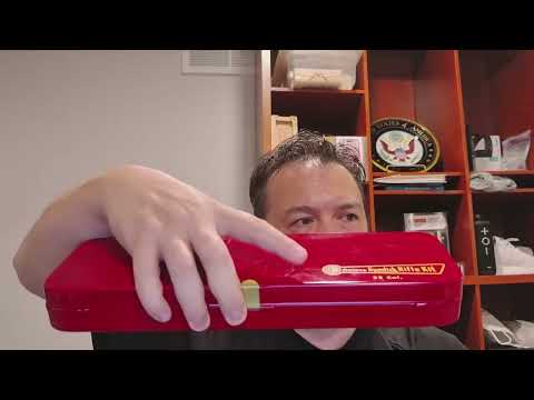 Outers Rifle Cleaning Kit No 477 from the 1950's reviewed museum piece time capsule