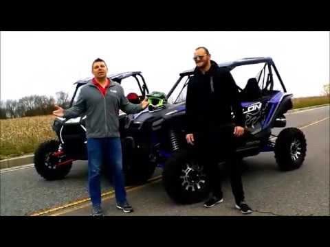 Polaris RZR 1000XP VS HondaTALON 1000X Straight Line Drag Race