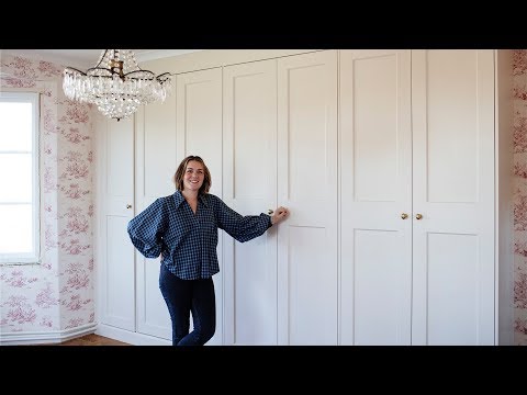 Våra inbyggda IKEA garderober