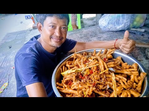 Best Cambodian Cooking! Braised Chicken Feet