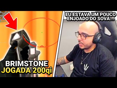 SACY COMEÇA A TREINAR COM NOVO AGENTE (FIM DO SOVA?) e JOGADA 200QI DE BRIMSTONE - VALORANT CLIPS