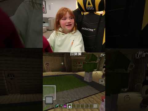 iNViSiBLE FAMiLY!! Niko uses his potion skills in Minecraft to turn Dad & Adley invisible! #shorts