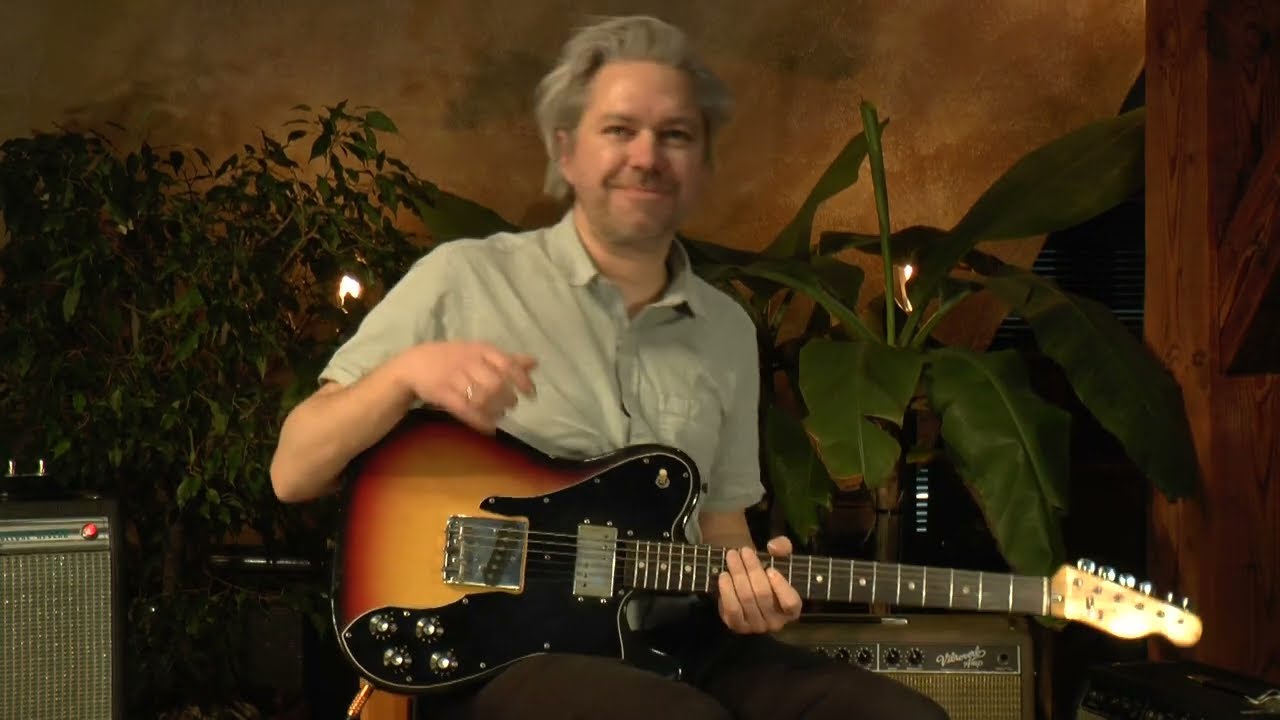 Fender Telecaster Custom from 1974 presented by Tobias Hoffmann at Vintage Guitar Oldenburg