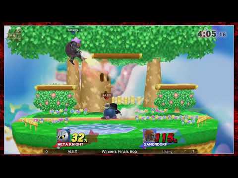 HC115 Smash4 - WF Bo5: ALEX (Meta Knight) vs Litany (Ganondorf)